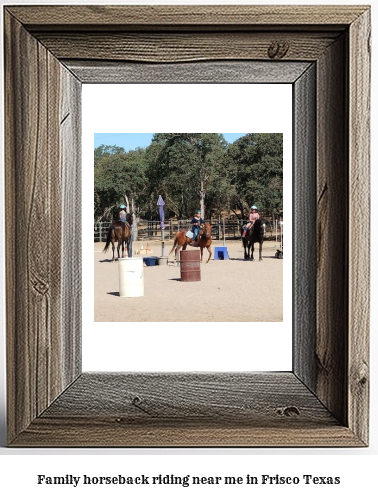 family horseback riding near me in Frisco, Texas